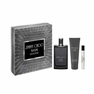 JIMMY CHOO MAN INTENSE MAN EDT 100ML+EDT 7.5ML+100ML S/G  (3PCS SET) NEW