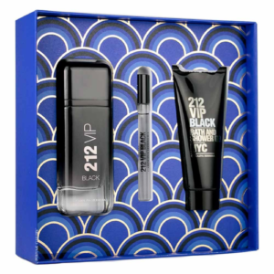 C/H 212 VIP BLACK EDP 100ML+10ML EDP+100ML BATH&S/G (3PCS SET)