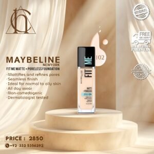 Fit me matte + poreless foundation 102