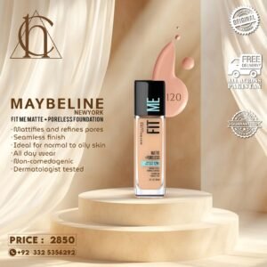 Fit me matte + poreless foundation 120