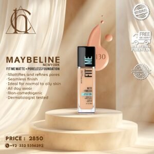 Fit me matte + poreless foundation 130