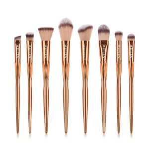 MUICIN Luxe Gold Makeup Brushes 8 PC